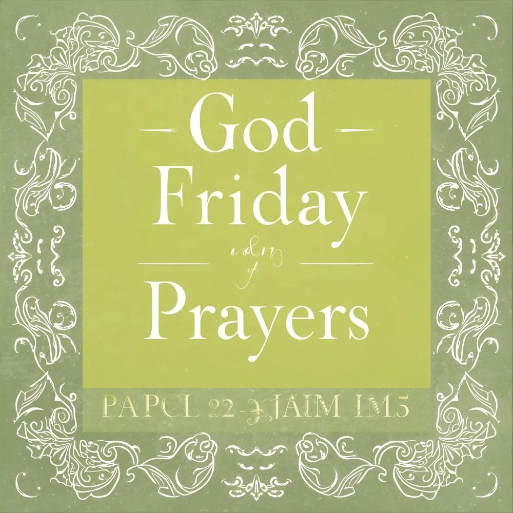 Good Friday Blessings and Prayers