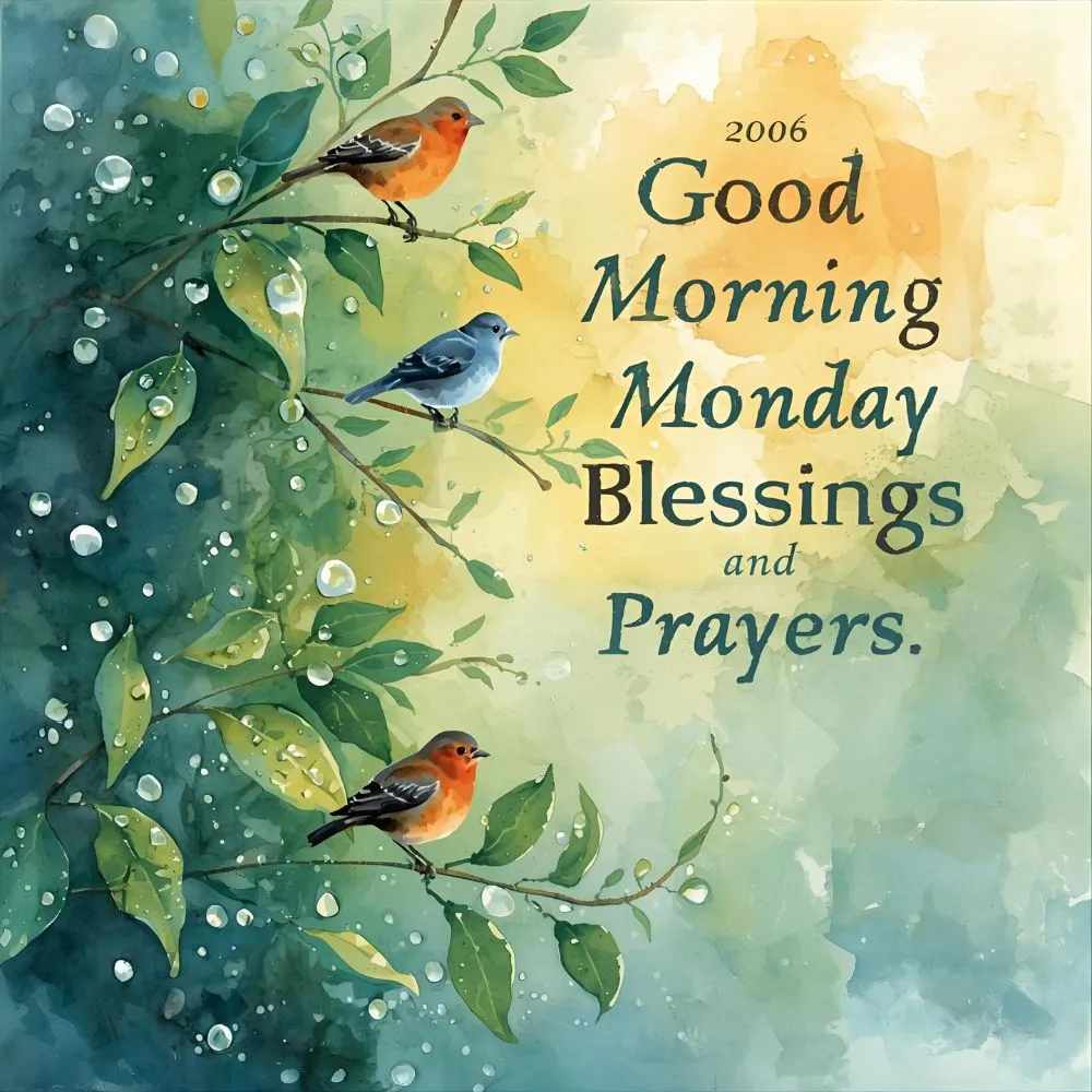 Good Morning Monday Blessings and Prayers