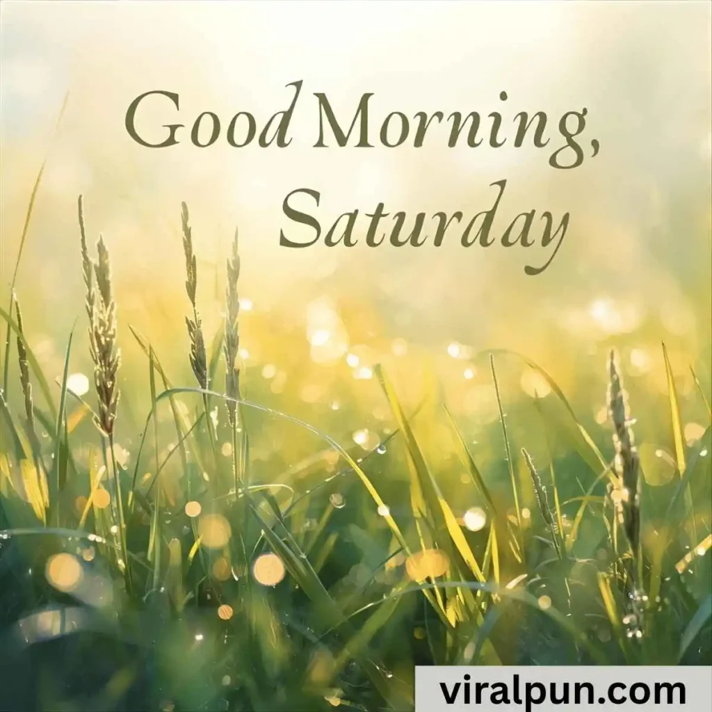 Good Morning Saturday Prayers and Blessings