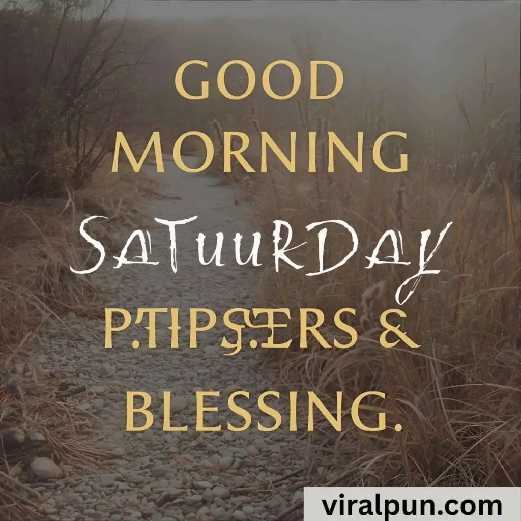Good Morning Saturday Prayers and Blessings