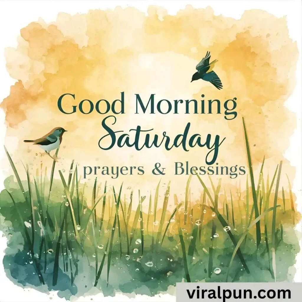Good Morning Saturday Prayers and Blessings