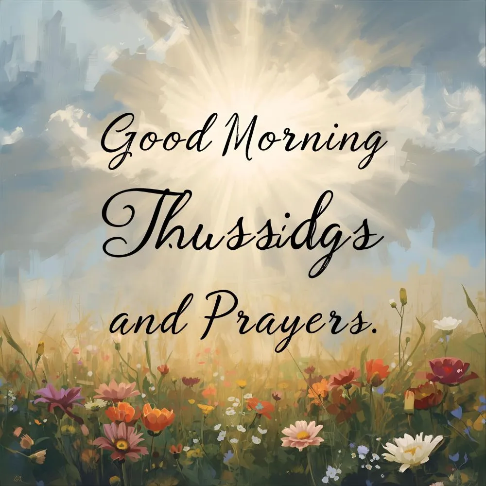 Good Morning Thursday Blessings and Prayers