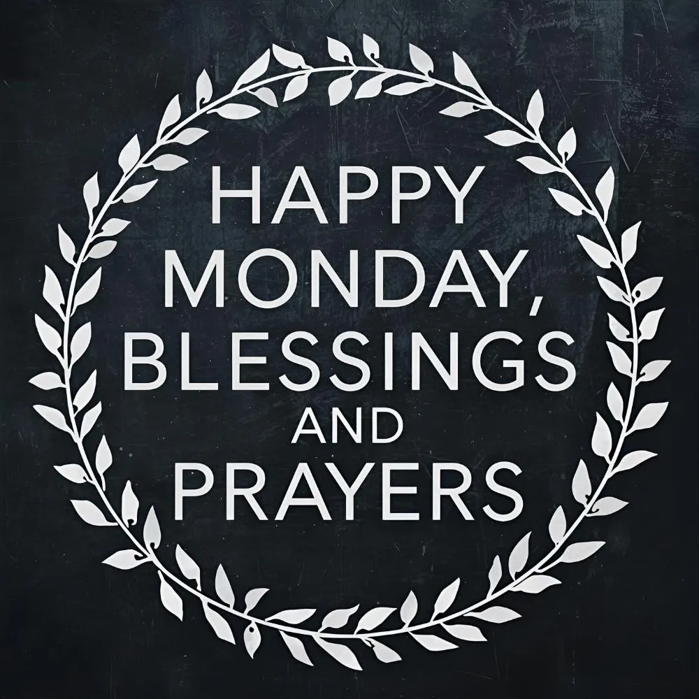 Happy Monday Blessings and Prayers