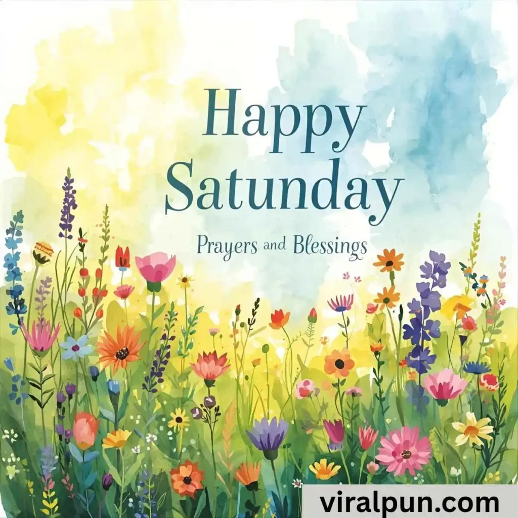 Happy Saturday Prayers and Blessings