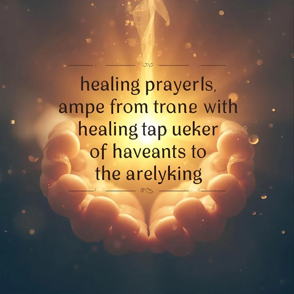 Healing Prayers Images