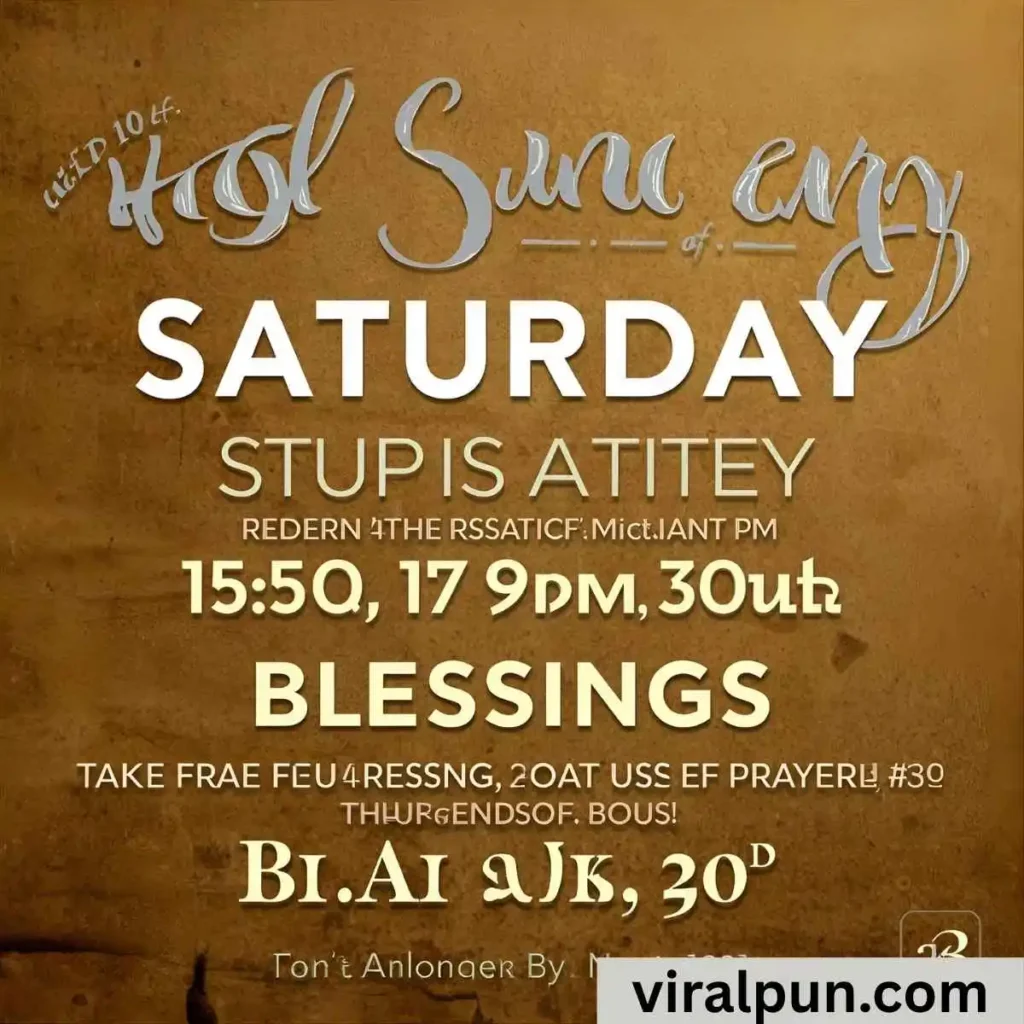 Holy Saturday Prayers and Blessings