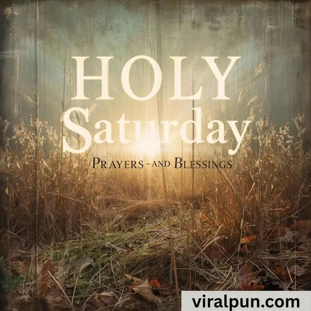 Holy Saturday Prayers and Blessings