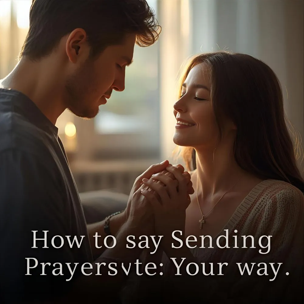 How to Say Sending Prayers Your Way