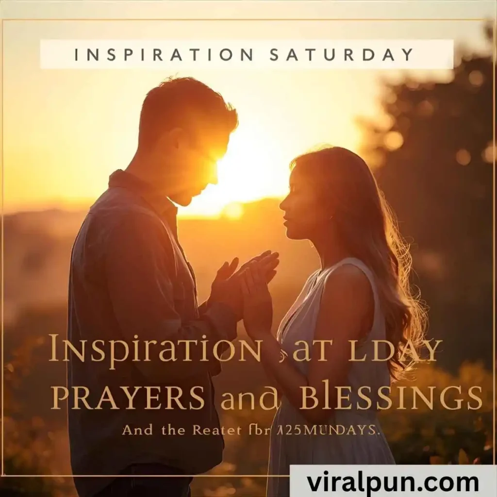 Inspiration Saturday Prayers and Blessings