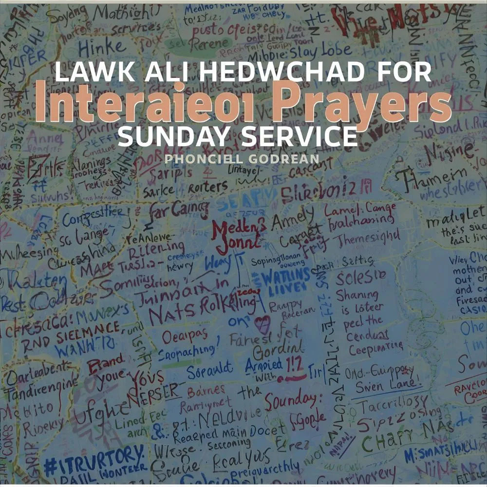 Intercession Prayers for Sunday Service