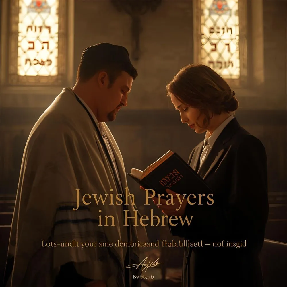 Jewish Prayers in Hebrew