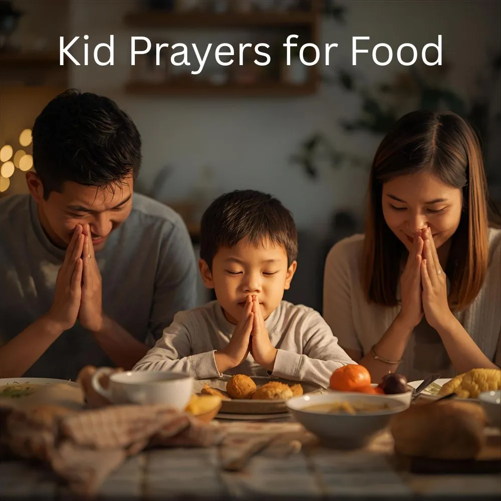 Kid Prayers for Food