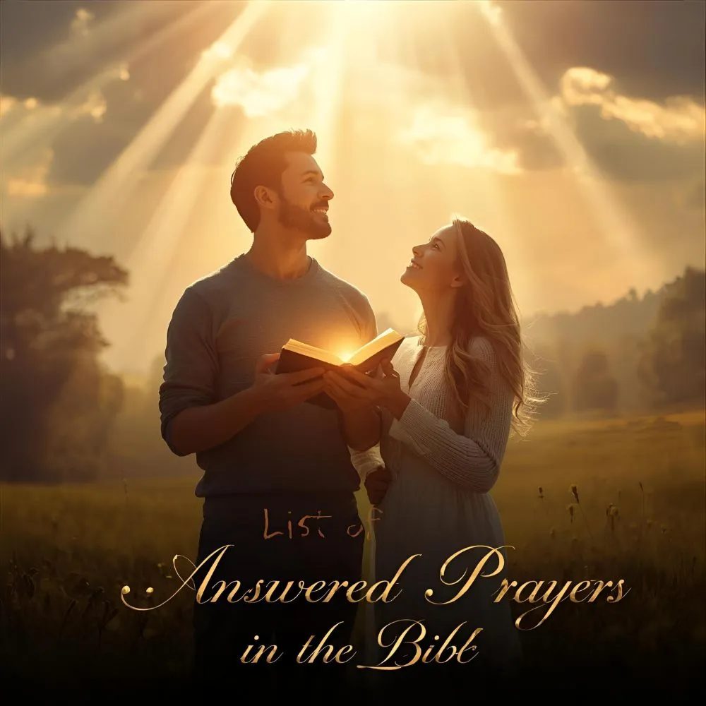 List of Answered Prayers in the Bible