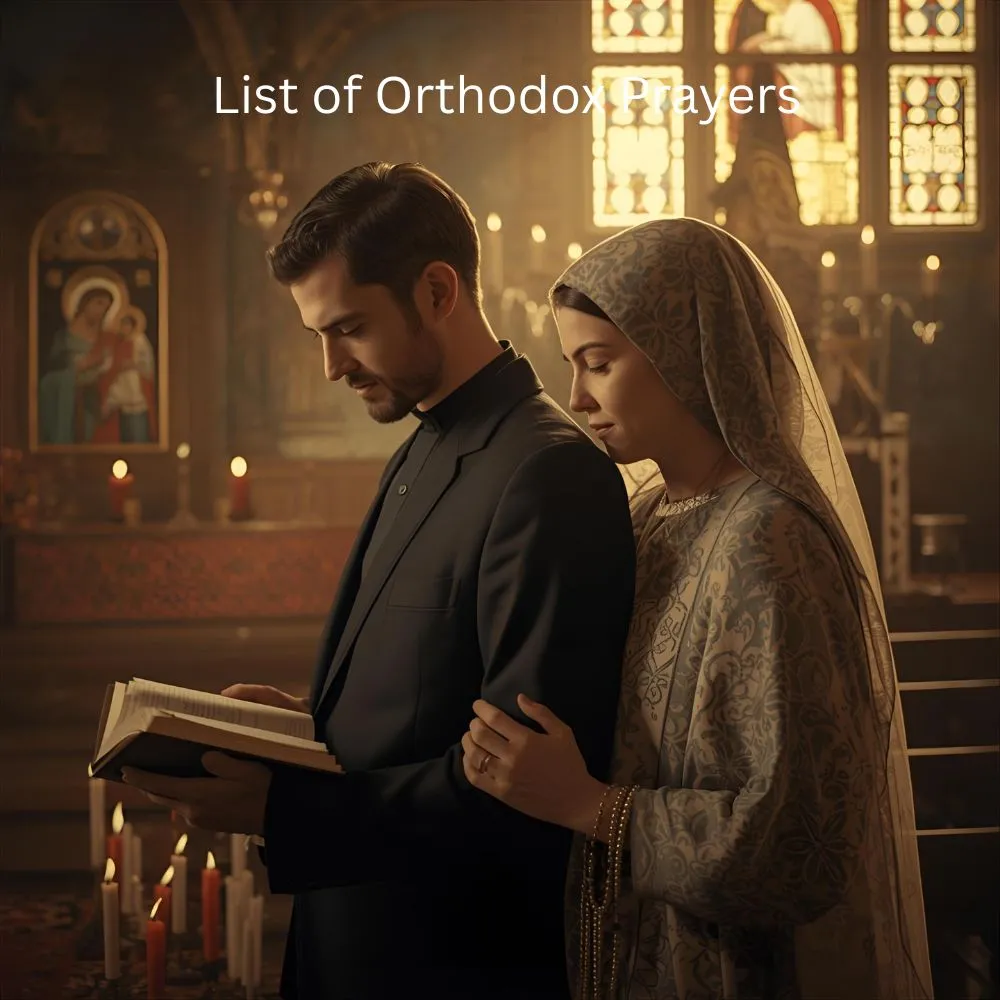 List of Orthodox Prayers