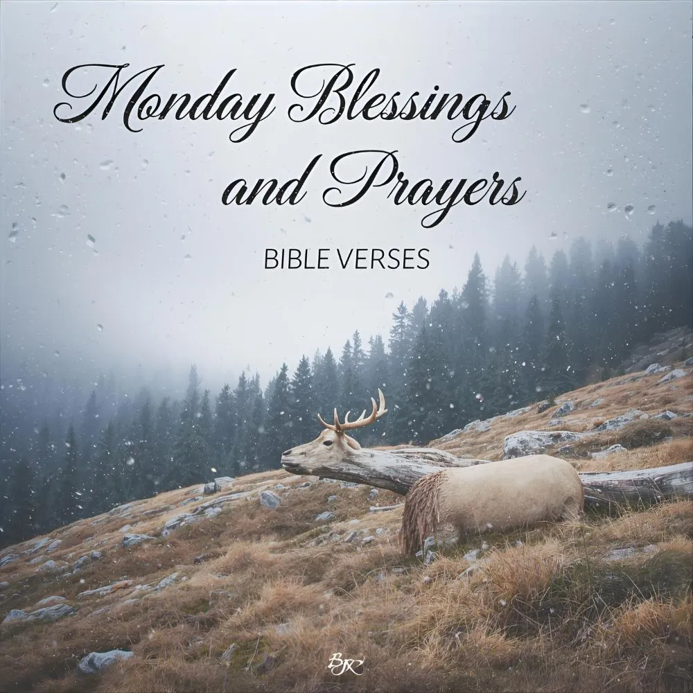 Monday Blessings and Prayers Bible Verses
