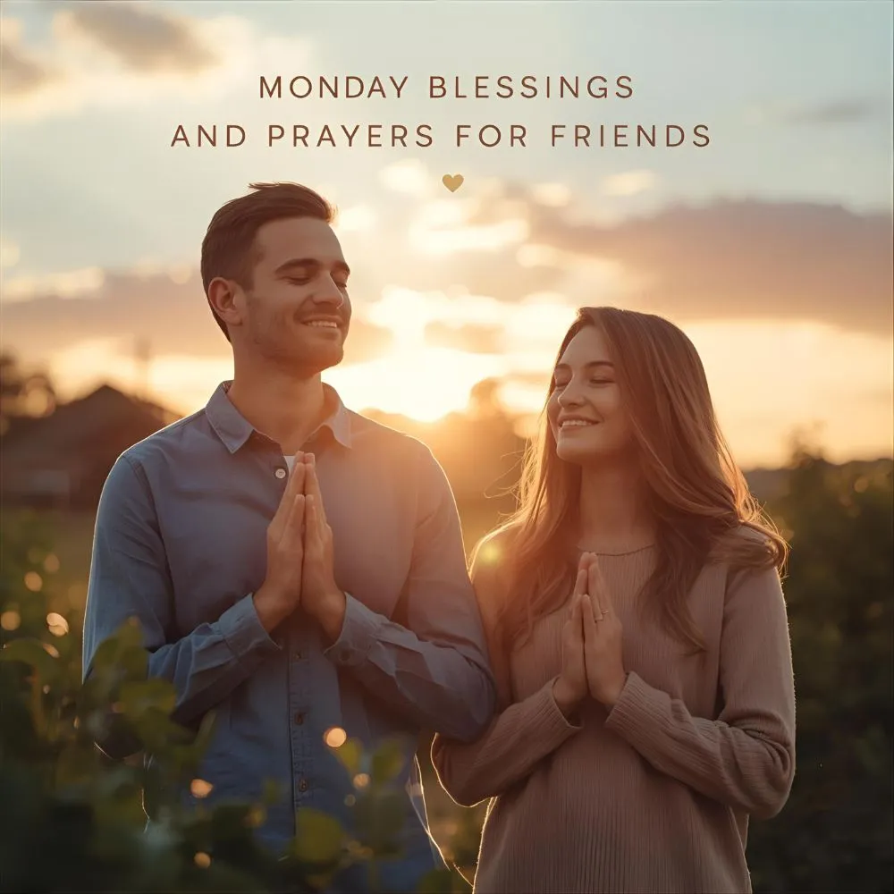 Monday Blessings and Prayers for Friends
