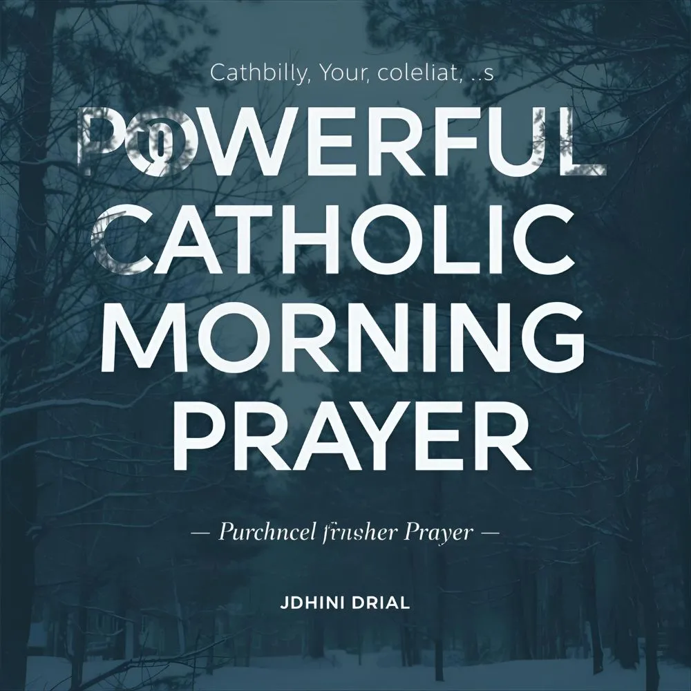 Powerful Catholic Morning Prayer