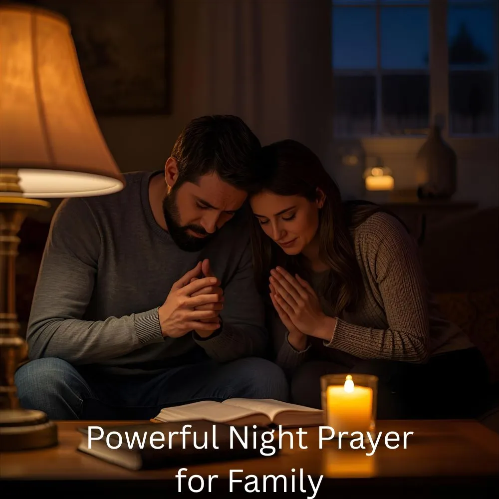 Powerful Night Prayer for Family
