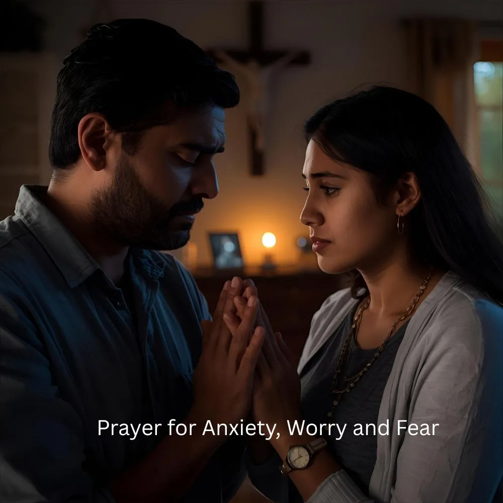 Prayer for Anxiety, Worry and Fear