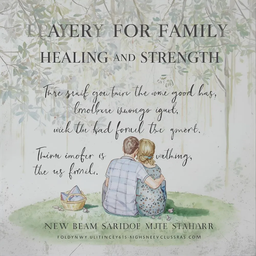 Prayer for Family Healing and Strength