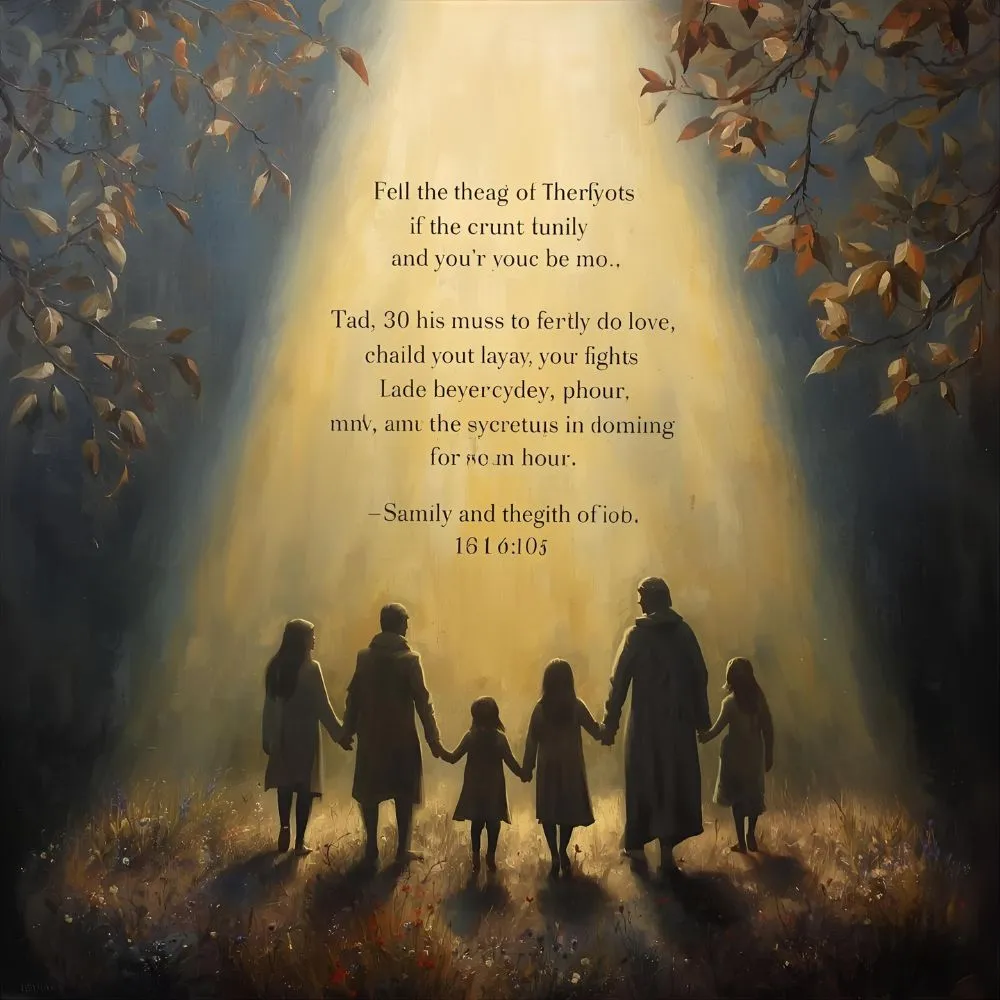 Prayer for Family Unity Bible Verse
