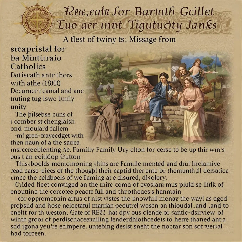 Prayer for Family Unity Catholic