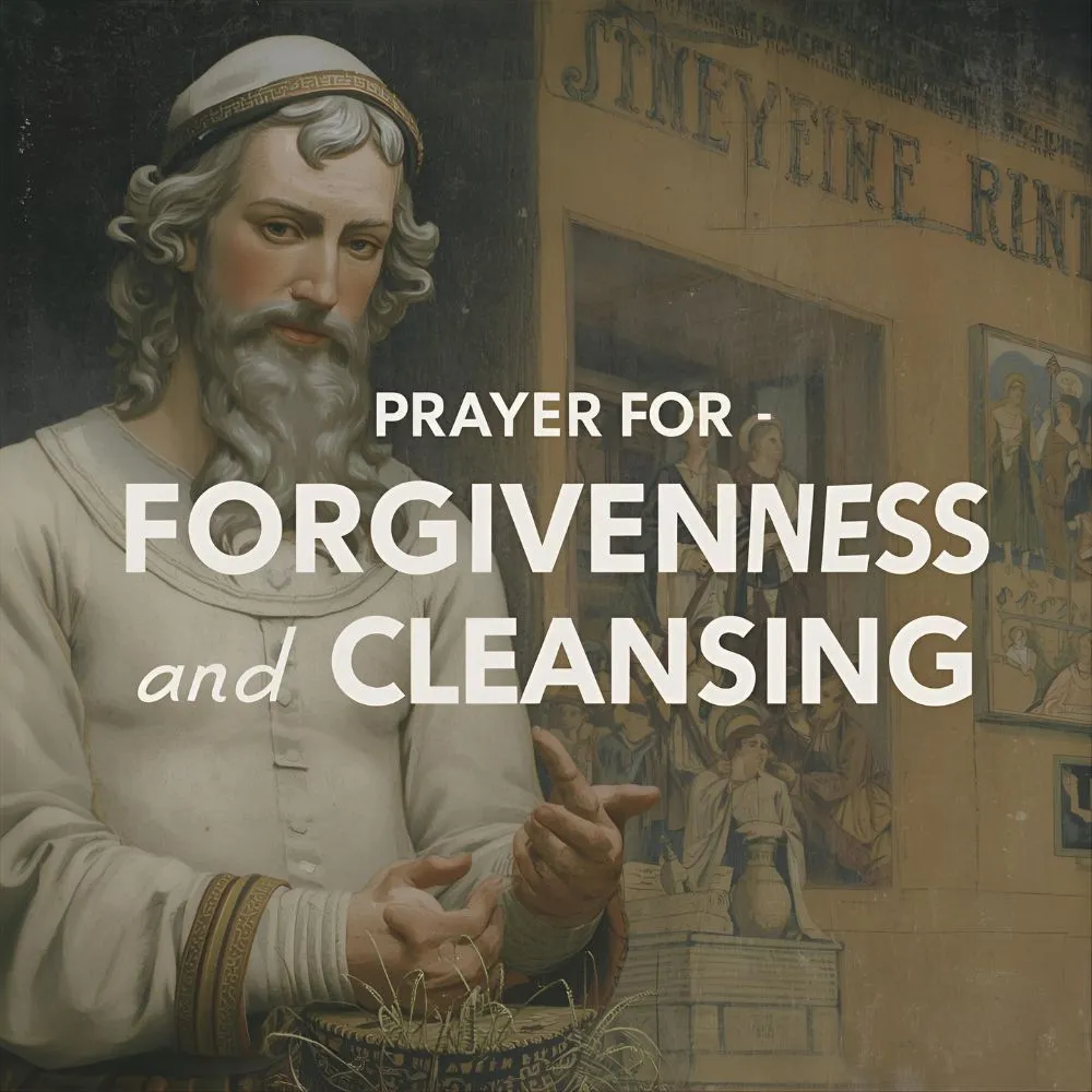 Prayer for Forgiveness and Cleansing