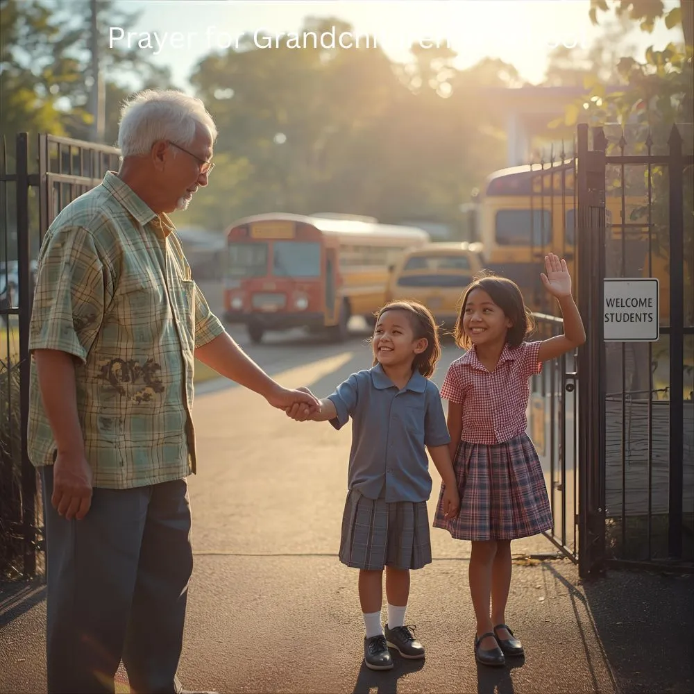 Prayer for Grandchildren in School