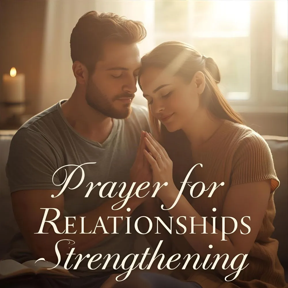 Prayer for Relationships Strengthening