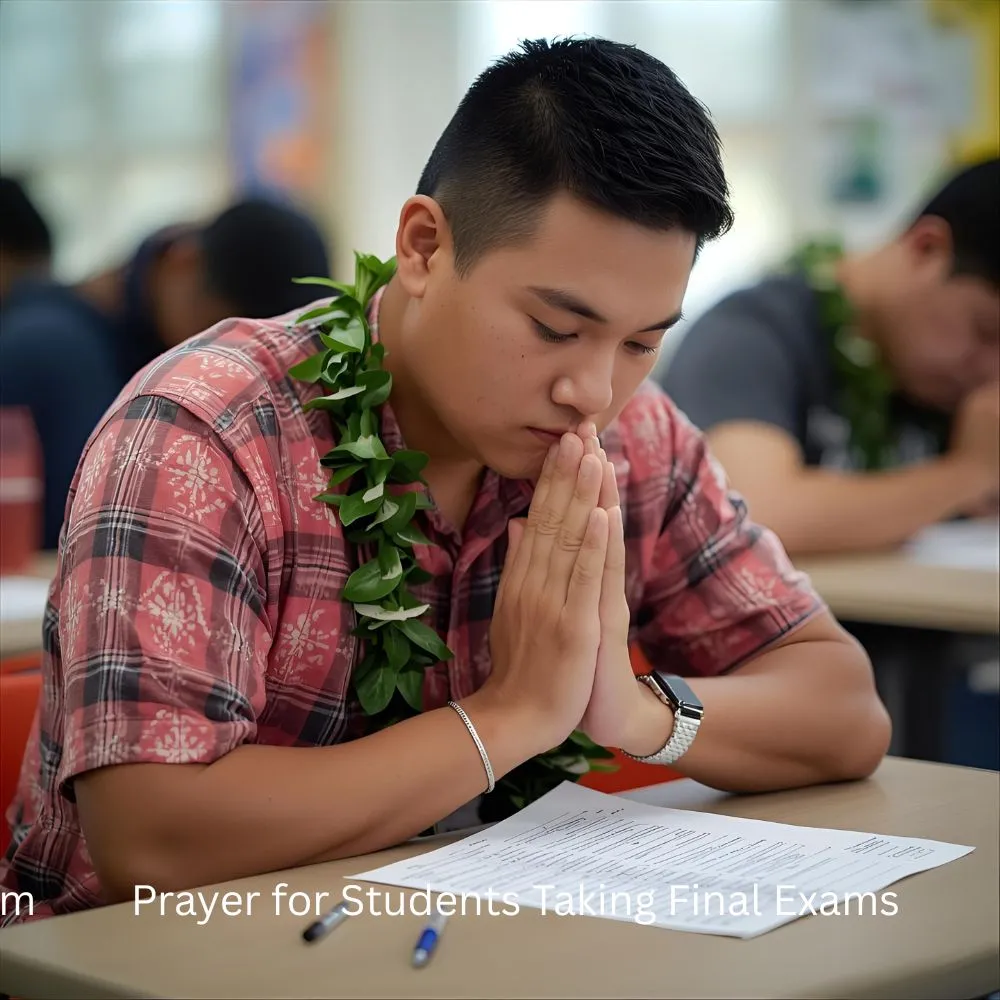 Prayer for Students Taking Final Exams