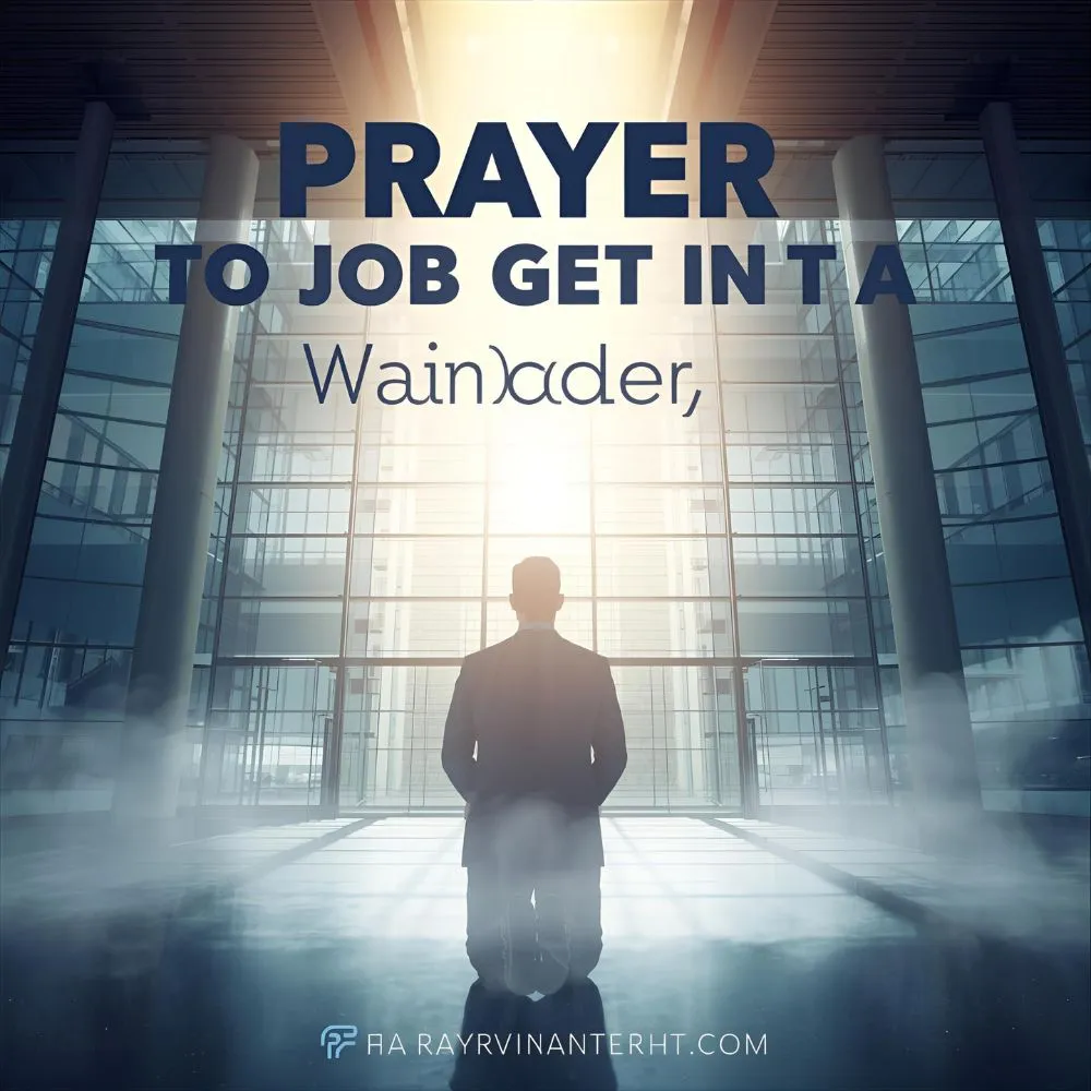 Prayer to Get a Job You Applied For