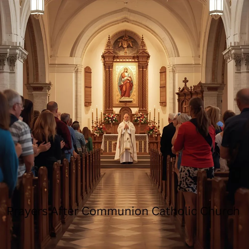Prayers After Communion Catholic Church