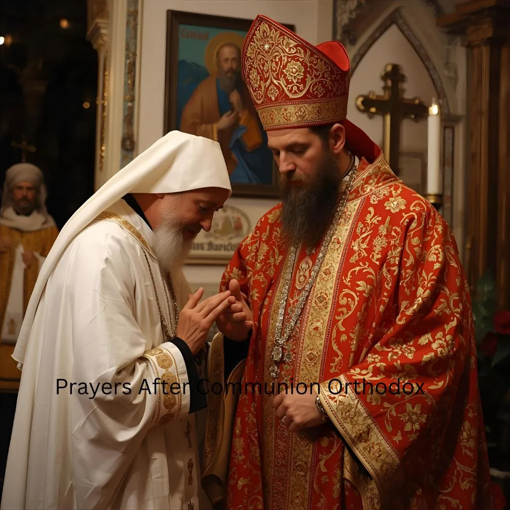 Prayers After Communion Orthodox