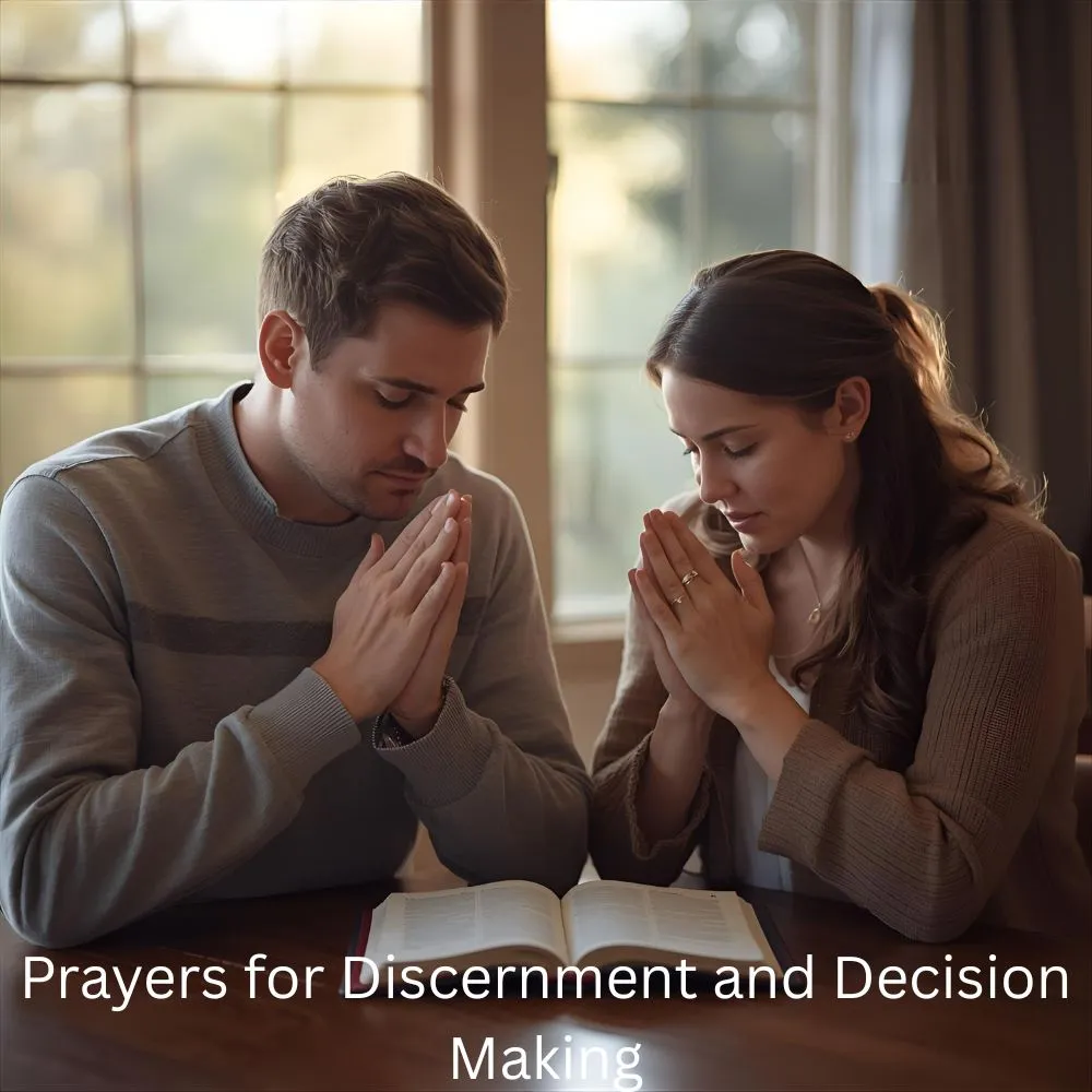 Prayers for Discernment and Decision Making