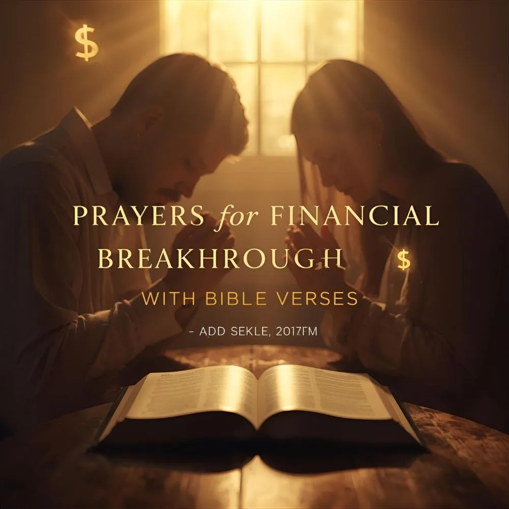 Prayers for Financial Breakthrough with Bible Verses