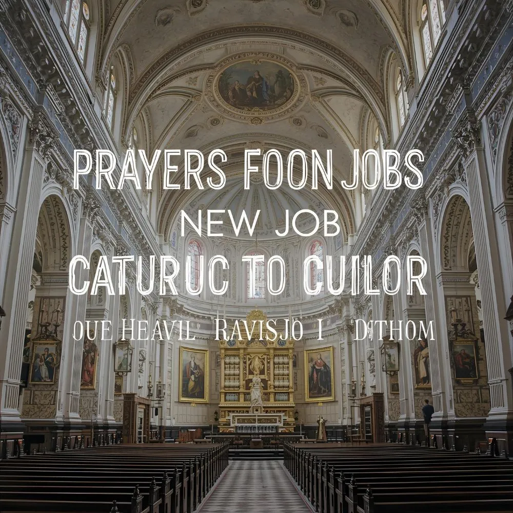 Prayers for New Job Catholic