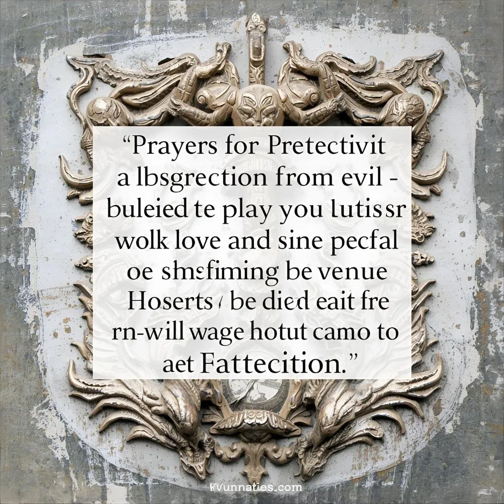 Prayers for Protection from Evil