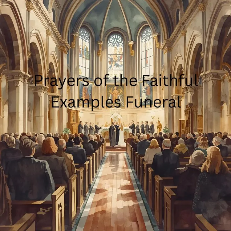 Prayers of the Faithful Examples Funeral