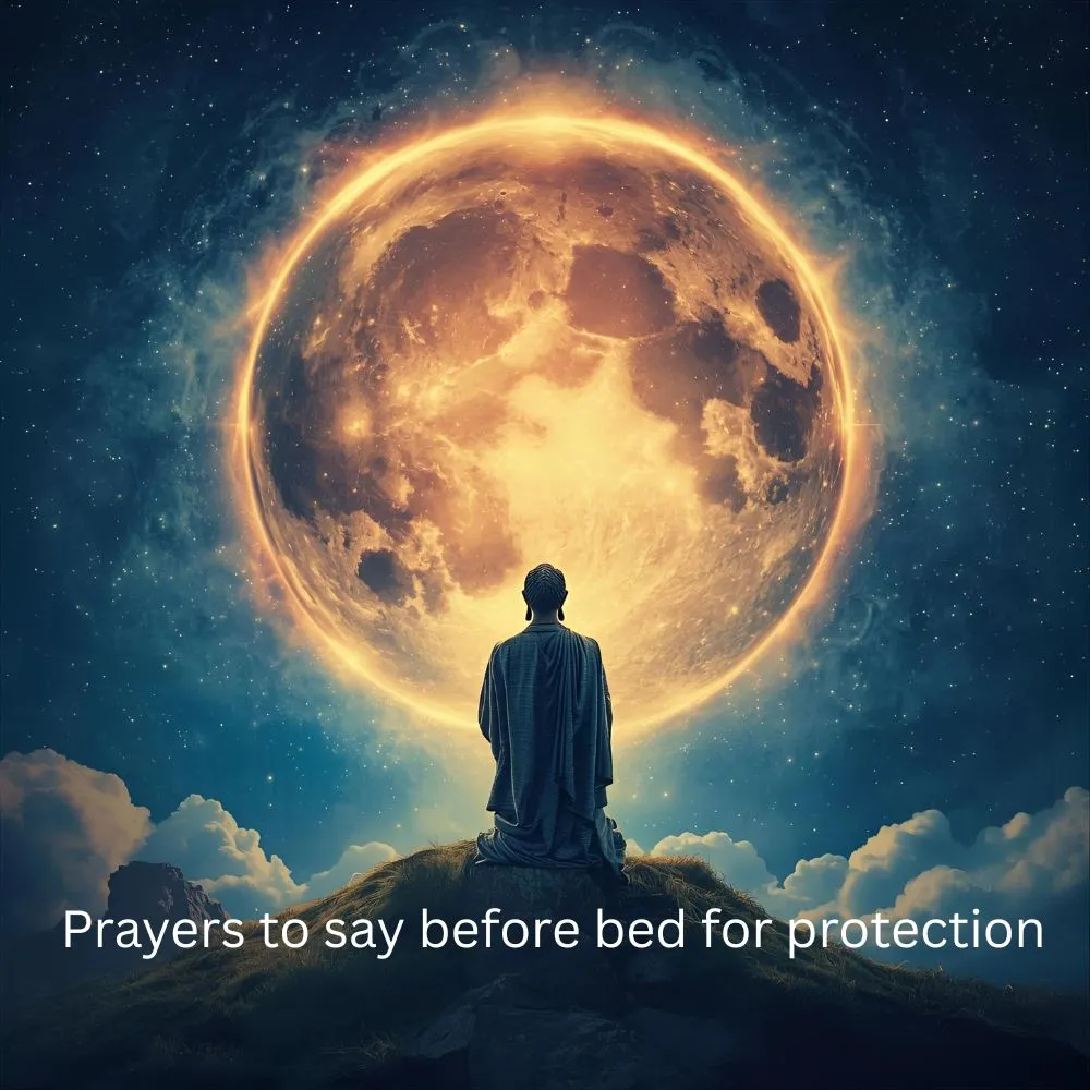 Prayers to say before bed for protection
