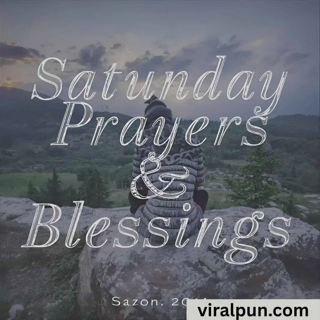 Saturday Prayers and Blessings Images