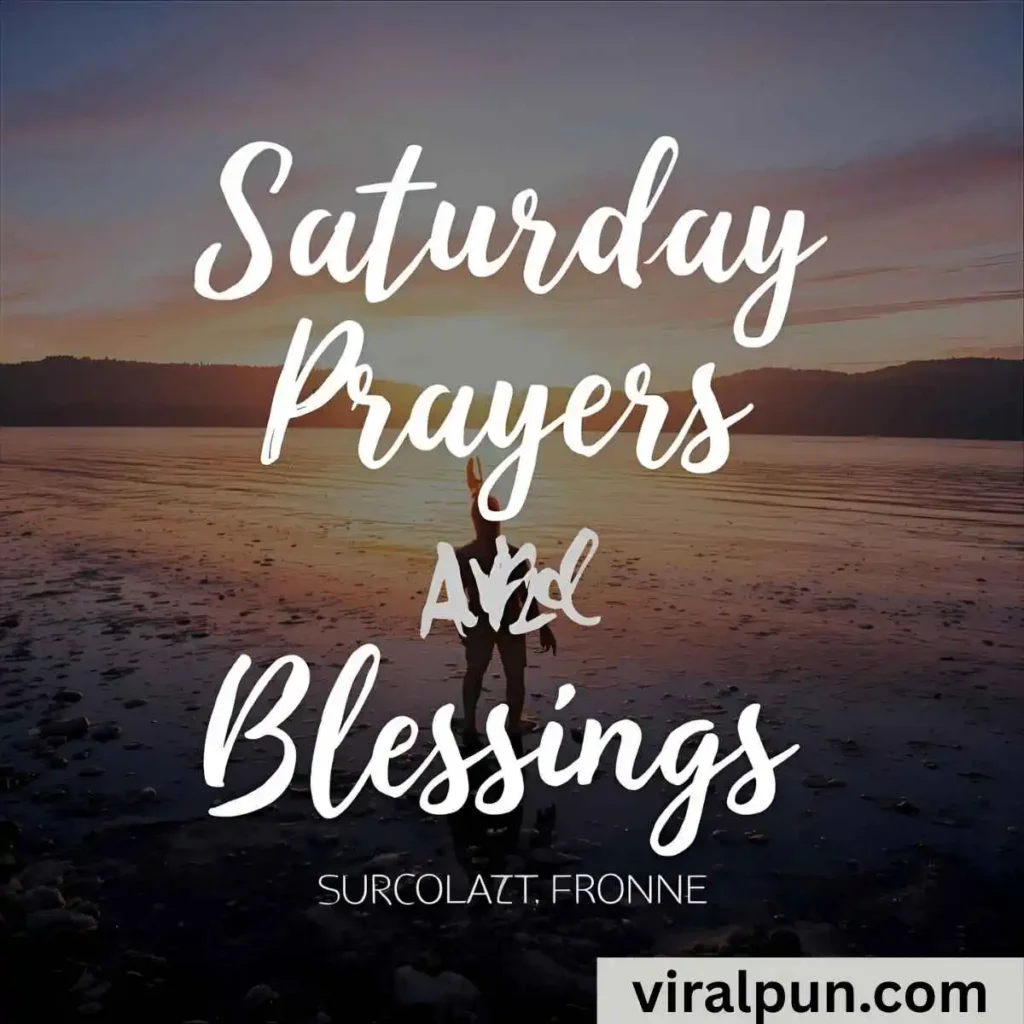 Saturday Prayers and Blessings Images
