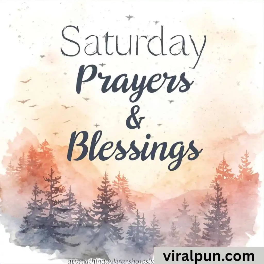 Saturday Prayers and Blessings Images