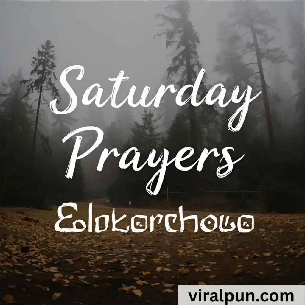Saturday Prayers and Blessings Images