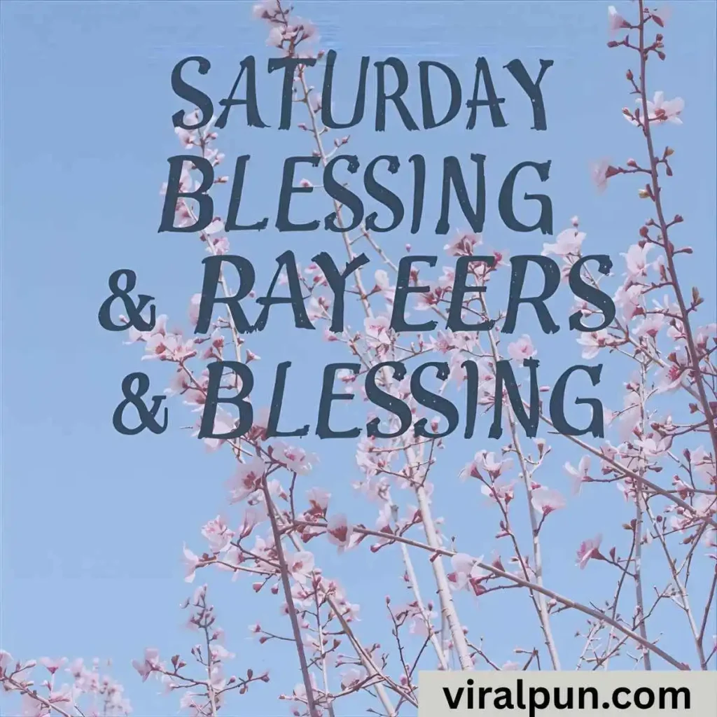 Saturday Prayers and Blessings Images