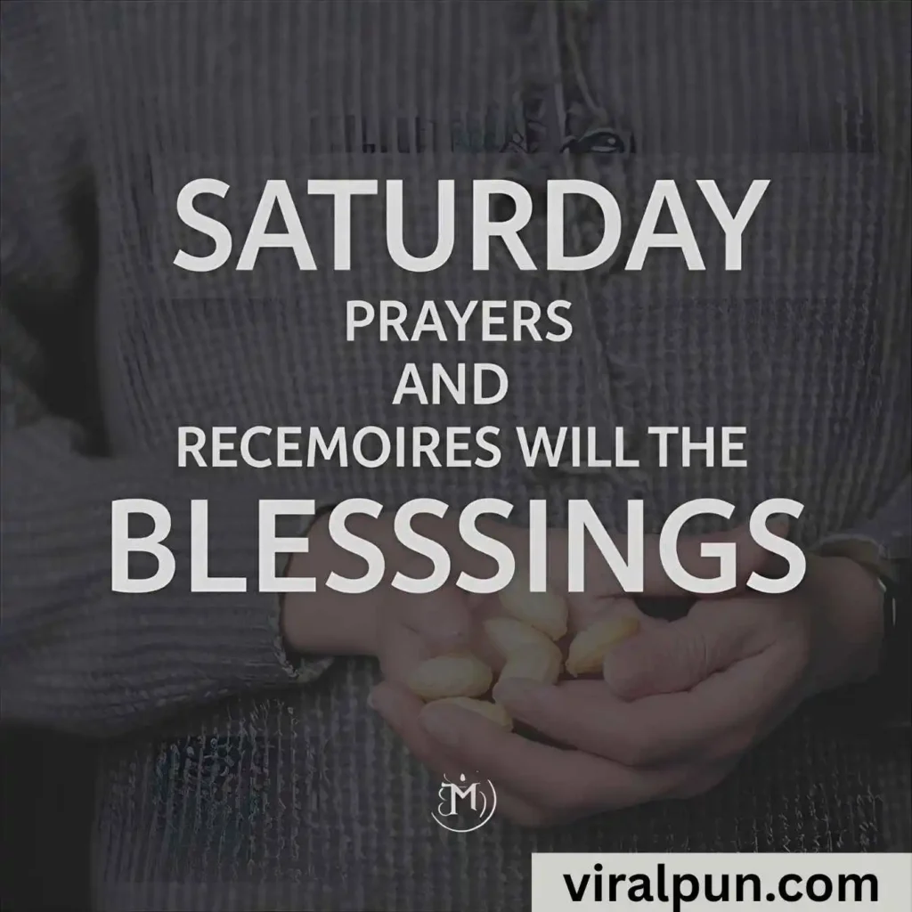 Saturday Prayers and Blessings Images