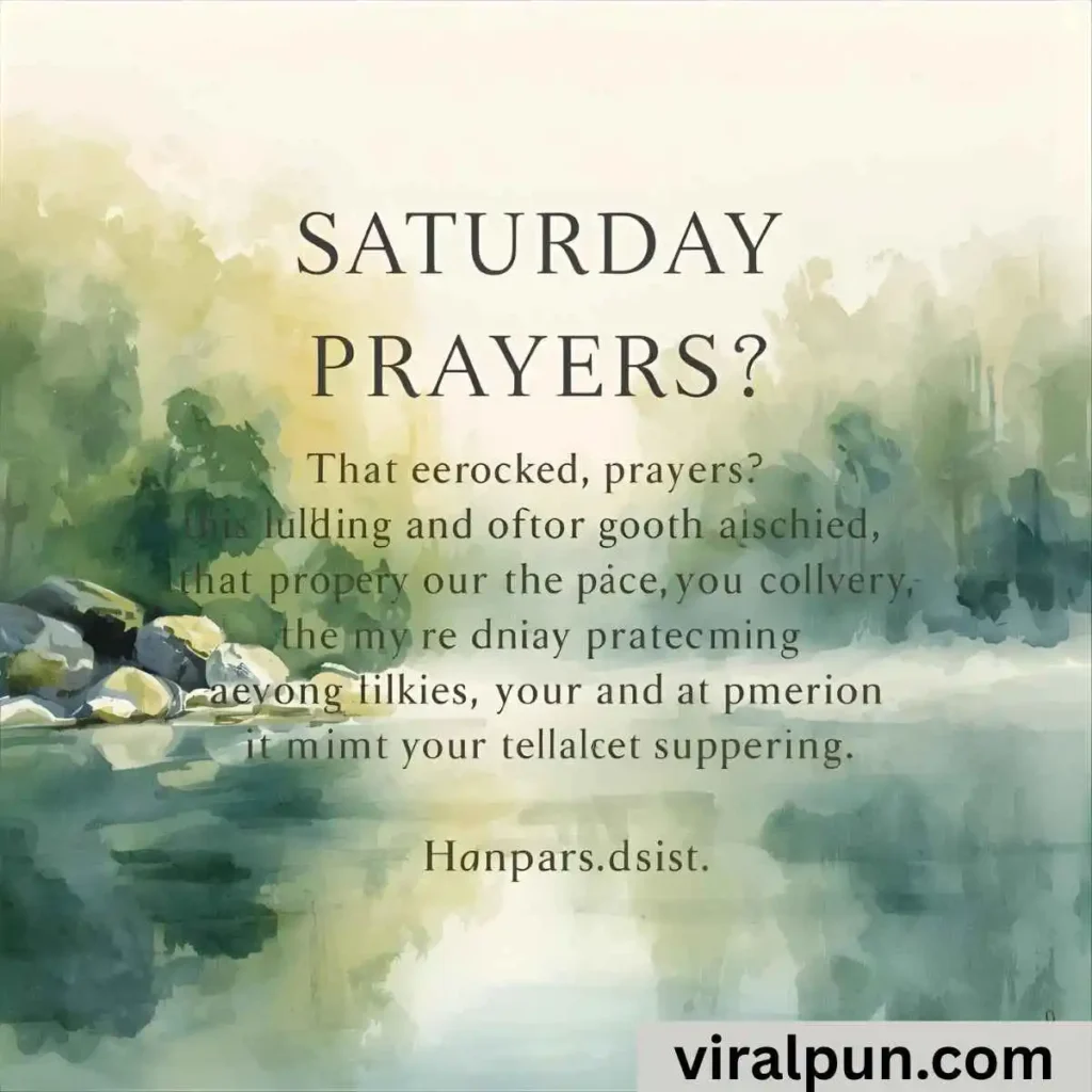 Saturday Prayers and Blessings Quotes and Images