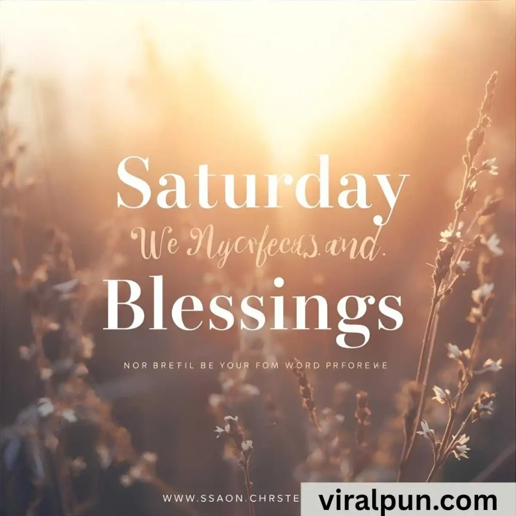 Saturday Prayers and Blessings Quotes and Images
