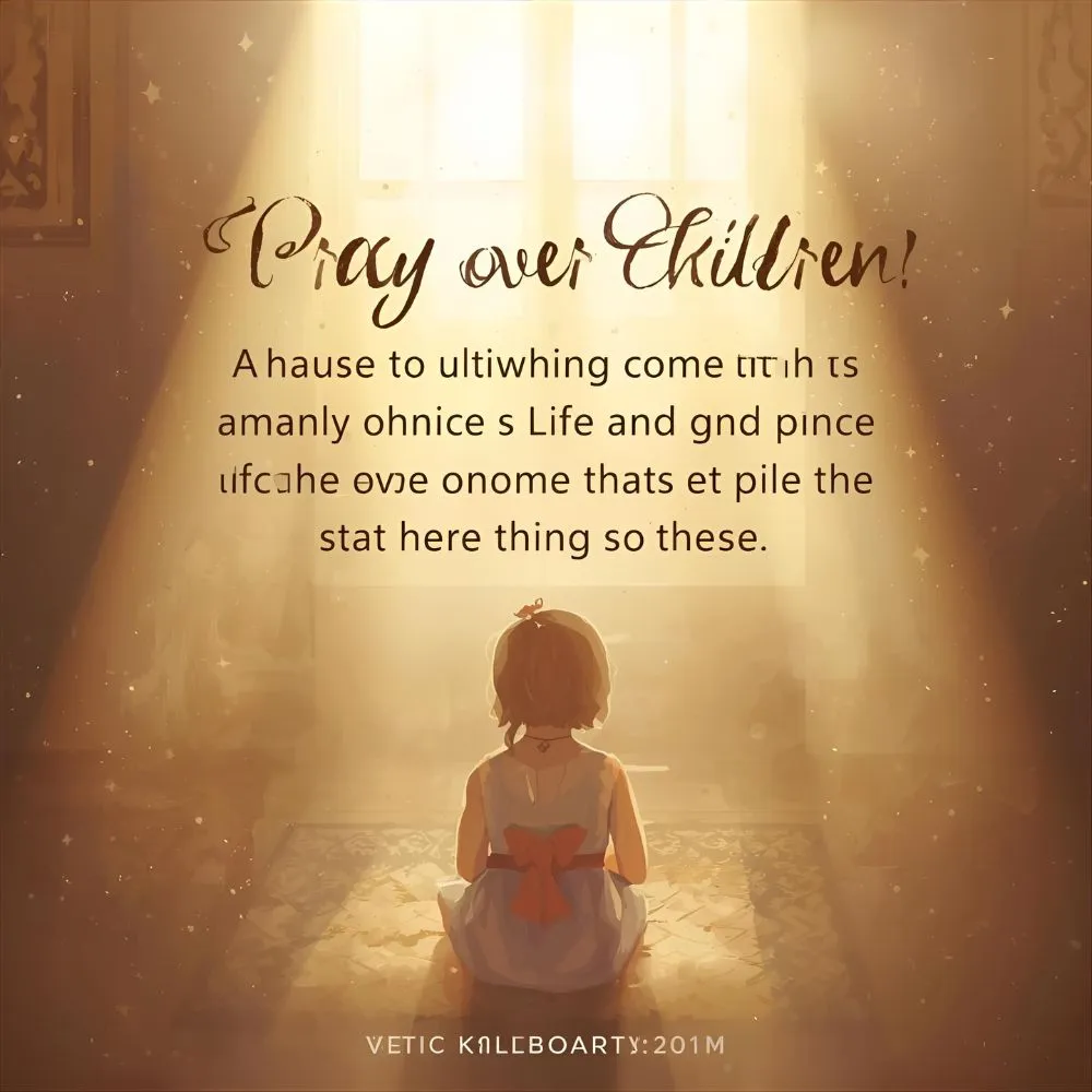 Scripture to Pray Over Children