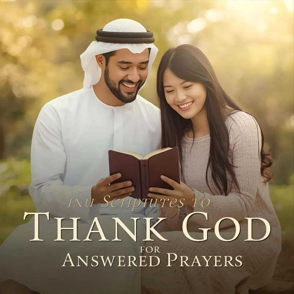 Scriptures to Thank God for Answered Prayers