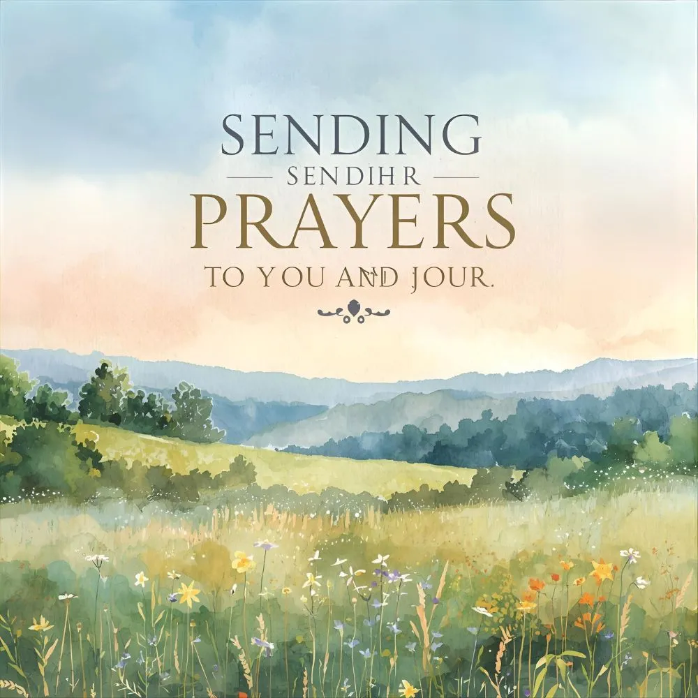 Sending Prayers to You and Your Family